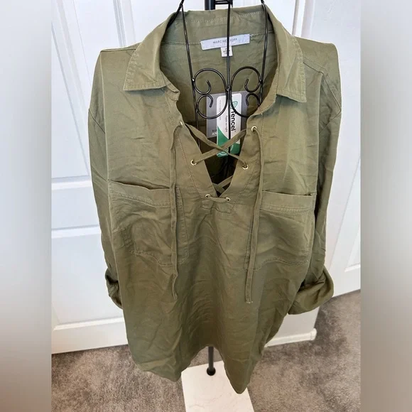 Marc New York Andrew Marc Longsleeve Top - Picture 3 of 16